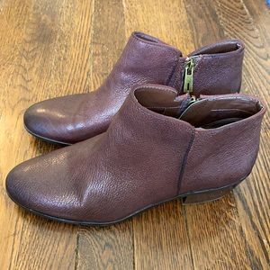 Leather Sam Edelman Booties - Size 8